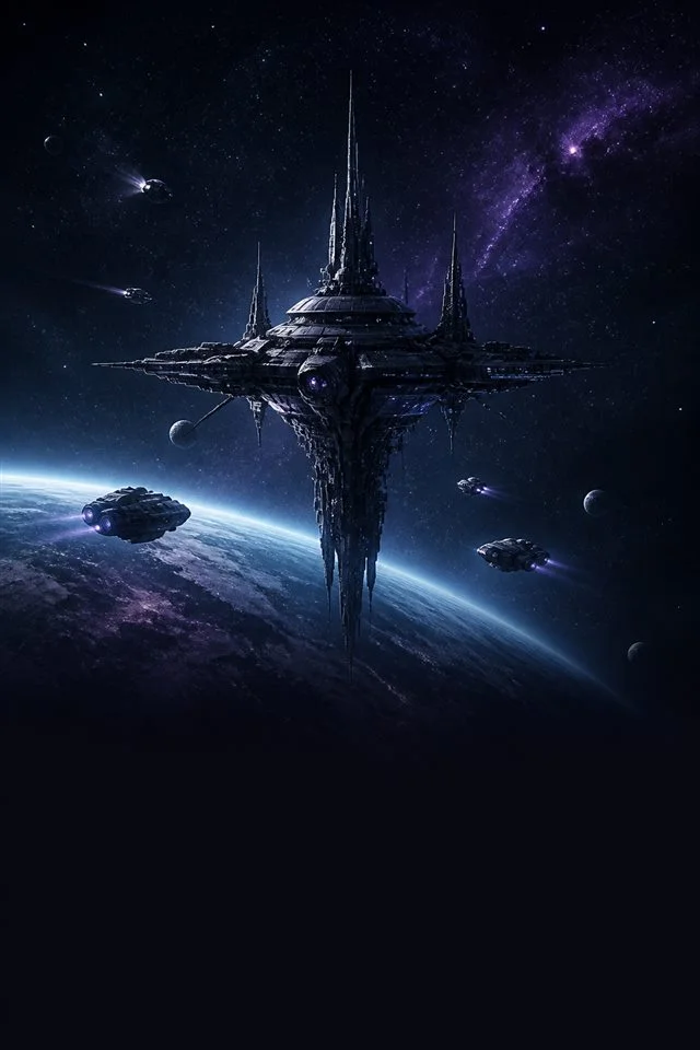 L’univers Pixelonia : une station spatiale en orbite autour d’une planète